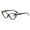 Black, variant on Women Blue Light Blocking Cat Eye Reading Glasses 1.50 Ladies Handmade Diamond Black Frame Readers +1.50 Strength