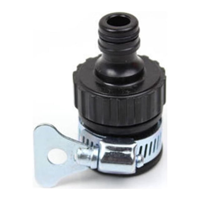 unbranded 2Ud Adaptador Para Conectar Mangueras Con En Plástico Negro Duradero