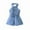 Blue, variant on LNMQLPDBS Girl Clothes Small and Medium Sized Children's Summer Sleeveless Halter Collar Solid Color Suspender Short Jumpsuit Toddler Clothes For Girls