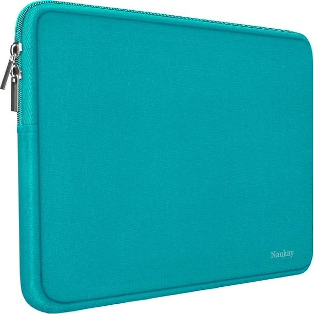 Funda para portátil Naukay de neopreno resistente al agua de 14 pulgadas, azul