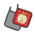 thumbnail image 2 of Carolines Treasures BB6983PTHD Apple Face Pair of Pot Holders, 7.5HX7.5W, multicolor, 2 of 3