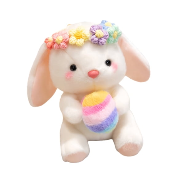 Cuddly Bunny Stuffed Animals,Soft Easter Egg Garlands Decor Rabbit Plush Toys, Surprise Cartoon Toy Gifts