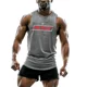 thumbnail image 5 of Chaleco para hombre, sin mangas, transpirable, ligero, para entrenamiento, deportes al aire libre, transpirable, de moda, con estampado simple, para fitness, de secado rápido, 5 of 5