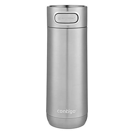 

Contigo Luxe AUTOSEAL Vacuum-Insulated Travel Mug | Spill-Proof Coffee Mug with Stainless Steel THERMALOCK Double-Wall Insulation 16 oz. Stainless Steel