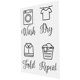 thumbnail image 4 of unbranded 1Jgo Para Lavandería Con Señal Adhesiva Estilo Campestre Ideal Para Pared Interior, 4 of 8