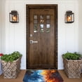 thumbnail image 7 of Bingfone Red And Blue Flame Waves Door Mat 16"x24" Front Entrance Non-Slip Low Profile Washable for Entryway, 7 of 7
