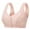 Pink bras for women, variant on Wycnly Bras for Women,Womens Wireless Bras,Full Figure Bras for Women Plus Size Front Closure Button Wirefree Bralettes Lightweight Comfort Full Coverage Tank Bra