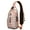Rose-gold-3, variant on Exotic Floral Bohemian Outdoor Shoulder Bag for Women Men – Quick-access pockets, Stretch mesh side pocket, Sturdy plastic buckle – Boho chic Nordic Style Tribal Style Design for Travel, Hiking, Ou...
