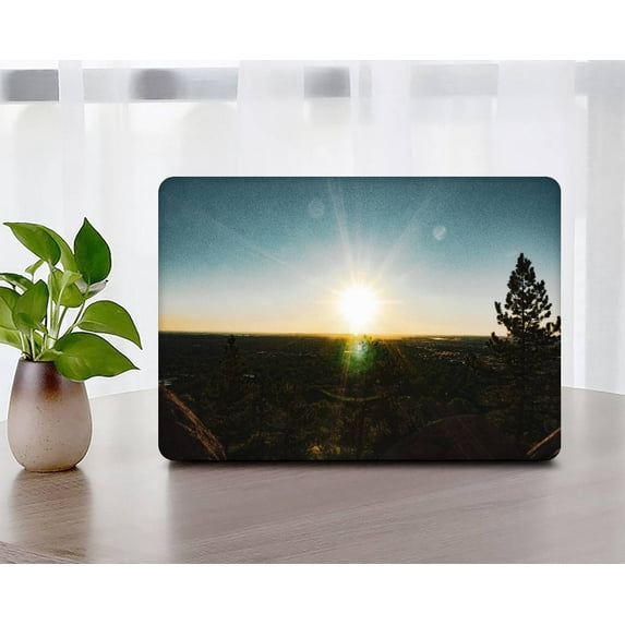 KSK KAISHEK Only Compatible Newest MacBook Air 13 inch Case 2022/2021/2020/2019/2018 Rel. Model A1932/A2179/A2337 m1, Plastic Hard Shell Case + Black Keyboard Cover, Blue series A 0326