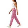 thumbnail image 5 of Edvintorg Womens Cargo Pants with Pockets High Waisted Hiking Trouser Outdoor Casual Athletic Pant Clothes Women Pink S-2XL, 5 of 9