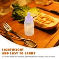 thumbnail image 3 of SEWACC 4Pcs Purple Condiment Squeeze Bottles Portable for Sauce Storage and Easy Dispensing, 3 of 8