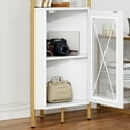 Homfa 71'' Corner Shelf with Storage 6 Tier Corner Bookshelf