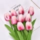 thumbnail image 1 of 20 piezas de tulipanes artificiales de PU, arreglos de ramo de flores falsas de un solo tallo para decoración de bodas y fiestas en casa Sailing  Electrónica, 1 of 6