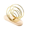 thumbnail image 1 of veasfak Napkin Holder Gift Napkin Dispenser Organizer for Tabletop Buffet Restaurant Circle, 1 of 9