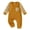 Brown, variant on Gubotare Newborn Baby Boy Fall Outfit Romper Long Sleeve Plaid Print Patchwork Jumpsuits Cute Infant Waffle Clothes (Green, 12-18 Months)