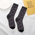 thumbnail image 4 of Kids Girls Boys Socks - Paisley Pattern No.90126 Comfort Breathable Crew Socks for Boys Girls Kids, Soft Athletic Running Socks for Boys Socks 6-10 Years Old, 4 of 6