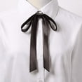 thumbnail image 2 of JK Uniform Hand Tie Tie Ribbon Academy Accessories Self Tie Bow Wine Red Black, 2 of 5