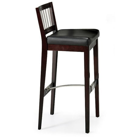 Metal Stretcher Padded Bar Stool 31", Coffee