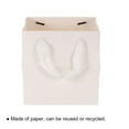 thumbnail image 4 of Uxcell 25x25cm Paper Gift Bag with Handle Storage Bag for Party Favor, White 5 Pack, 4 of 5