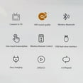 thumbnail image 4 of Multi-functional Portable CD Player DVD/VCD Two-Way Bluetooth Built-In Speaker Rechargeable Video ,Bluetooth Transmitter 5.0, 4 of 6