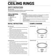thumbnail image 5 of Ekena Millwork 41 3/4"OD x 39 3/8"ID x 1 1/4"W x 3/4"P Seville Ceiling Ring (1/4 of complete circle), 5 of 13