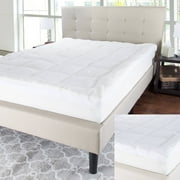 Somerset Home Reversible Down Alternative Topper with Sherpa