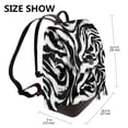 thumbnail image 2 of Fotbe Leopard And Zebra 2 Mochila Bolso con Estampado para Mujer, Mochila Antirrobo de Nylon Impermeable, Bolsa Ligera de Hombro, 2 of 4
