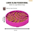 thumbnail image 4 of WHIPPY Slow Feeder Dog Bowls Anti-Choking Dog Food Bowl Anti-Slip Maze Pet Bowl for Medium Large Dogs, 4 of 6