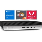 Restored HP Desktop PC, Ryzen 5 PRO, 8G RAM, 256G NVMe SSD, Windows 11 Pro