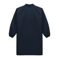 thumbnail image 4 of Aislor Unisex Uniform Lapel Work Coat Functional Jacket Mechanical Dustproof Pockets Jacket Lab Coat Navy Blue 185, 4 of 5
