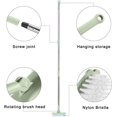 thumbnail image 3 of Floor Scrubbing Brush 47.2 inch with Adjustable Long Handle & Detachable 180° Rotatable Head(Green), 3 of 5