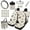 Cowboy Bow, variant on Qpednta 15Pcs Patriotic Bow Car Seat Covers Full Set Universal, Automotive Protector Set with Steering Wheel Cover, Seat Belt Cover, Trash Bin, Coasters, Air Vent Pouch, Universal for Sedans Suvs