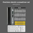thumbnail image 4 of Small Screwdriver Set, 44 in 1 Screwdriver, Mini Electric Screwdriver, Repair Tool Kit, for Electronic Phone, Camera, Laptop, Yellow, 4 of 9