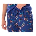 thumbnail image 3 of Marvel Comics Women's Captain America Shirt And Jogger Pants Pajama Set, 3 of 6