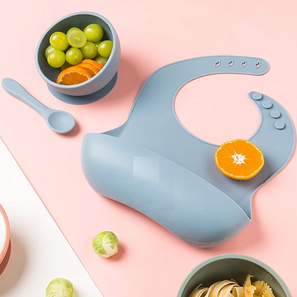 Elephant Joy 6pc Silicone Suction Feeding Set - Mealtime Fun Edition –  CuddleDay