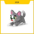 thumbnail image 1 of Sanrio Anime bloques de construcción Kawaii Hello Kitty Kuromi MyMelody Cinnamoroll Diamond Building Blocks Doll Toy, regalo de cumpleaños para niños, 1 of 4