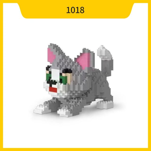 Sanrio Anime bloques de construcción Kawaii Hello Kitty Kuromi MyMelody Cinnamoroll Diamond Building Blocks Doll Toy, regalo de cumpleaños para niños