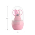 thumbnail image 4 of Baby Nagelpflege Set 4-teiliges, Nagelknipser Nagelschere Nagelfeile et Nasen Pinzette Neugeborene Geschenk - Rosa Rojo Verde Cocina, Decoración y Otros, 4 of 5