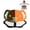Orange, variant on Shininglove Glow-in-the-Dark Elephant Spinning Chair for Kids - Sensory Sit & Spin Swivel Seat for Balance & Coordination, Ages 3+