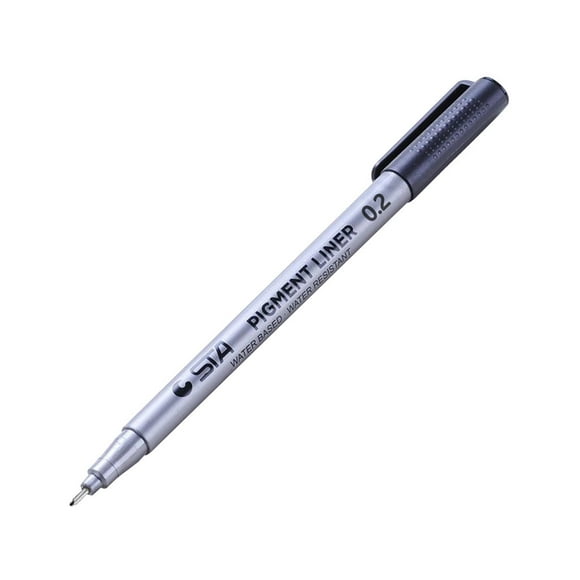 Airpow Personalized Pens 1Pc Precision Micro Line Pens Archival Artist Drawing I Brush Glitter Gel Pens Smooth Writing, Retractable, Waterproof, Fading