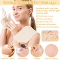 thumbnail image 2 of Exfoliating Back Scrubber Bath Gloves Set, Exfoliating Shower Towel with Shower Gloves for Body Scrub, Back Cleaner Wash Gloves to Remove Dead Skin (Beige), 2 of 7