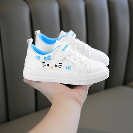 

Sanrio Tenis Sneakers Kids Summer New Girls Sports Shoes Casual Board Shoes Leather Soft Soled Children Small White Shoes