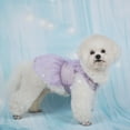 thumbnail image 4 of 1 Lightweight Dog Skirt | Super Thin Tulle Princess Dress - Lace and Sleeveless Design | Puppy Costume, 4 of 8