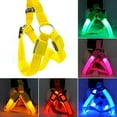 thumbnail image 3 of Light up Dog Harness Rechargeable LED Pet Vest Glow in The Dark Dog Harness for Puppy Large Dogs Cat Vest Harnesses, 3 of 9