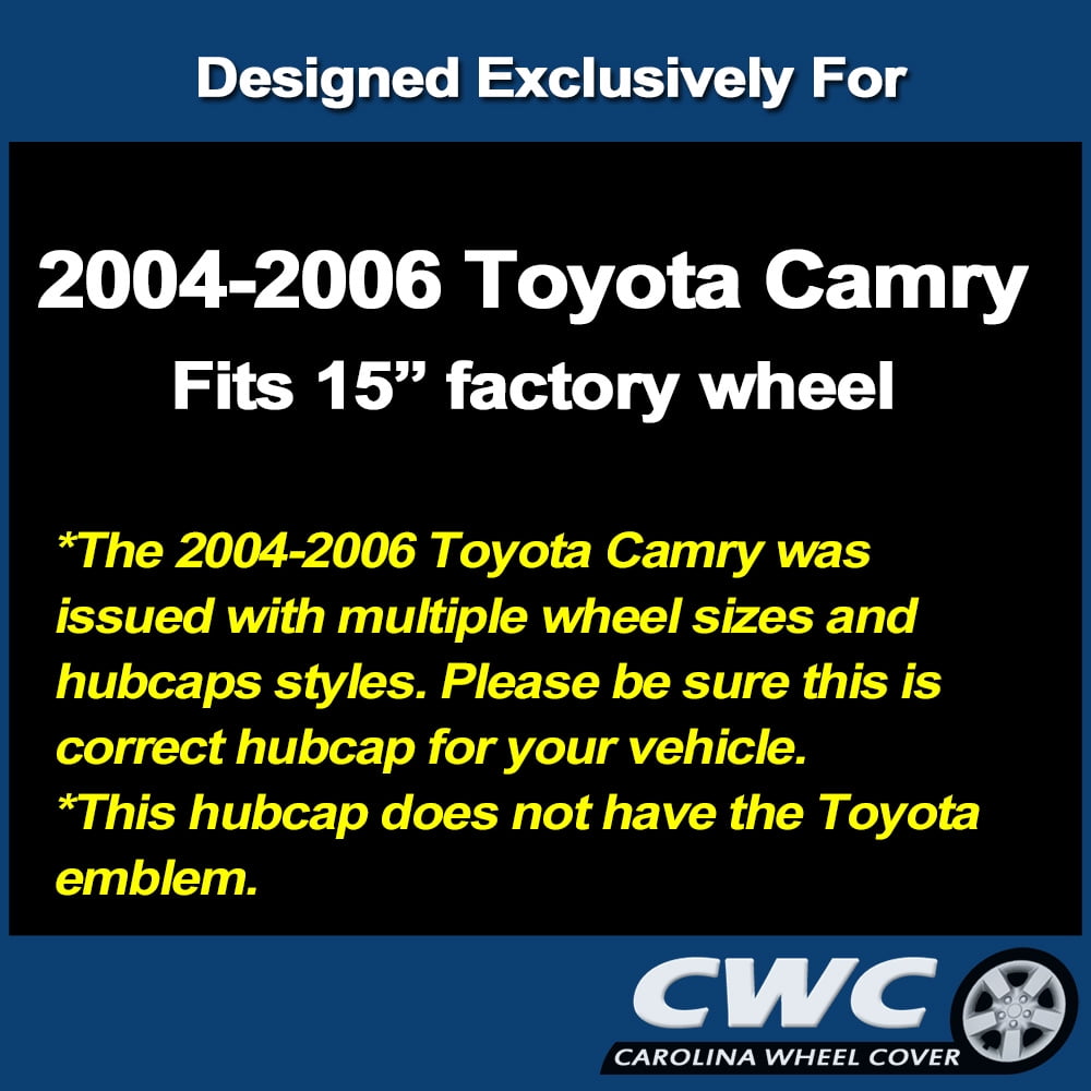 Premium Hubcap Set for Toyota Camry 