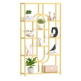 thumbnail image 1 of Costway 1 PCS 5-Tier Bookshelf 69" Tall Etagere Bookcase with Open Storage Shelves Display Shelf, 1 of 10