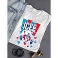 thumbnail image 3 of Polar-Bear ICEE Love - Adorable Cool Heart Graphic Women's T-shirt, 3 of 4