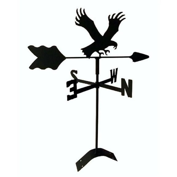 The Lazy Scroll  Eagle Roof Mount Weathervane