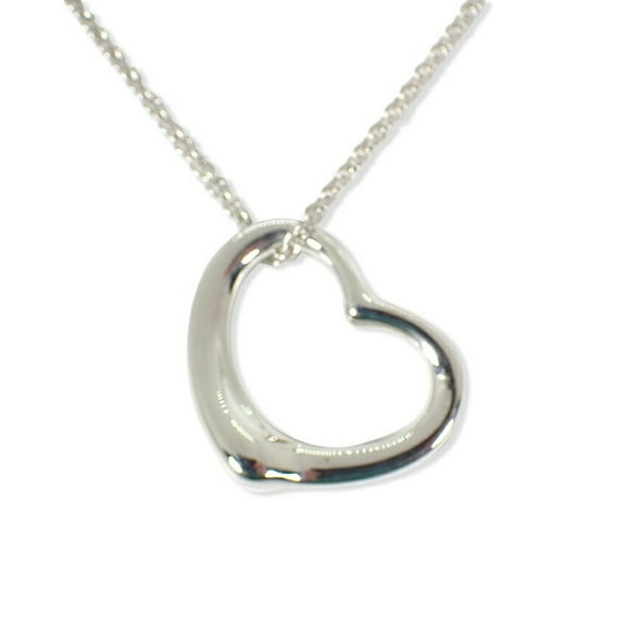 Pre-Owned TIFFANY 925 heart pendant necklace (Good)