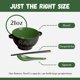 thumbnail image 3 of Juego de cuencos de cerámica para ramen Goodscious, paquete de 2 unidades, 620 ml, color verde, 3 of 7